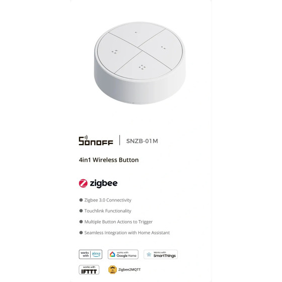 Sonoff Orb 4-in-1 Zigbee Intelligenter Szenenknopf SNZB-01M