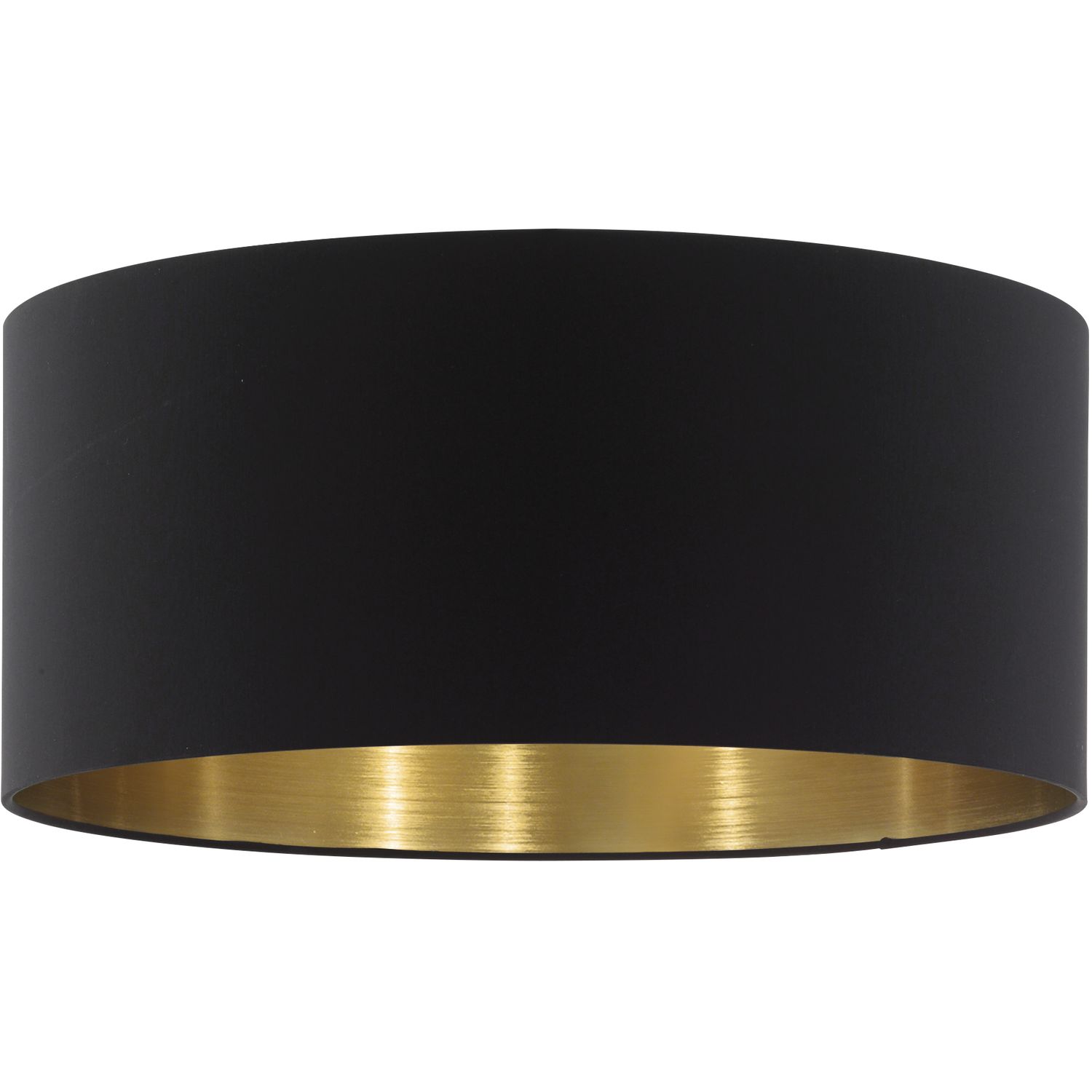 EGLO Leuchten EGLO Schirm Pasteri Pro Ø 530 mm Textil schwarz/gold