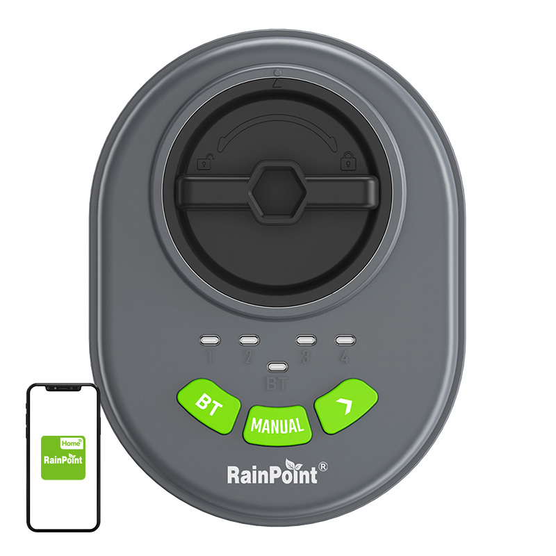 RainPoint 4-Zonen Sprinkler Controller mit App Bluetooth HIC406B