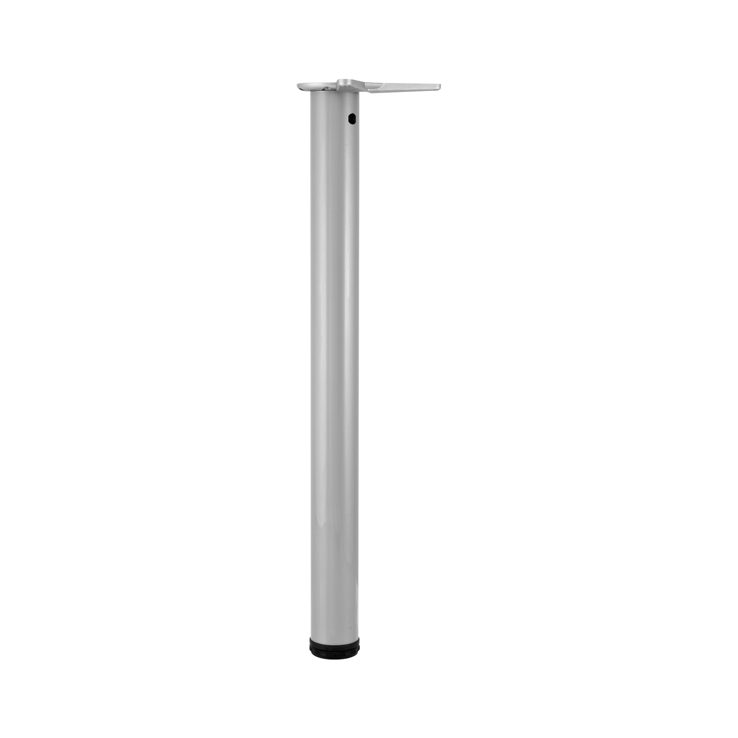 CAMAR Tischfuß rund 60 x 690 mm Stahl silberfarbig