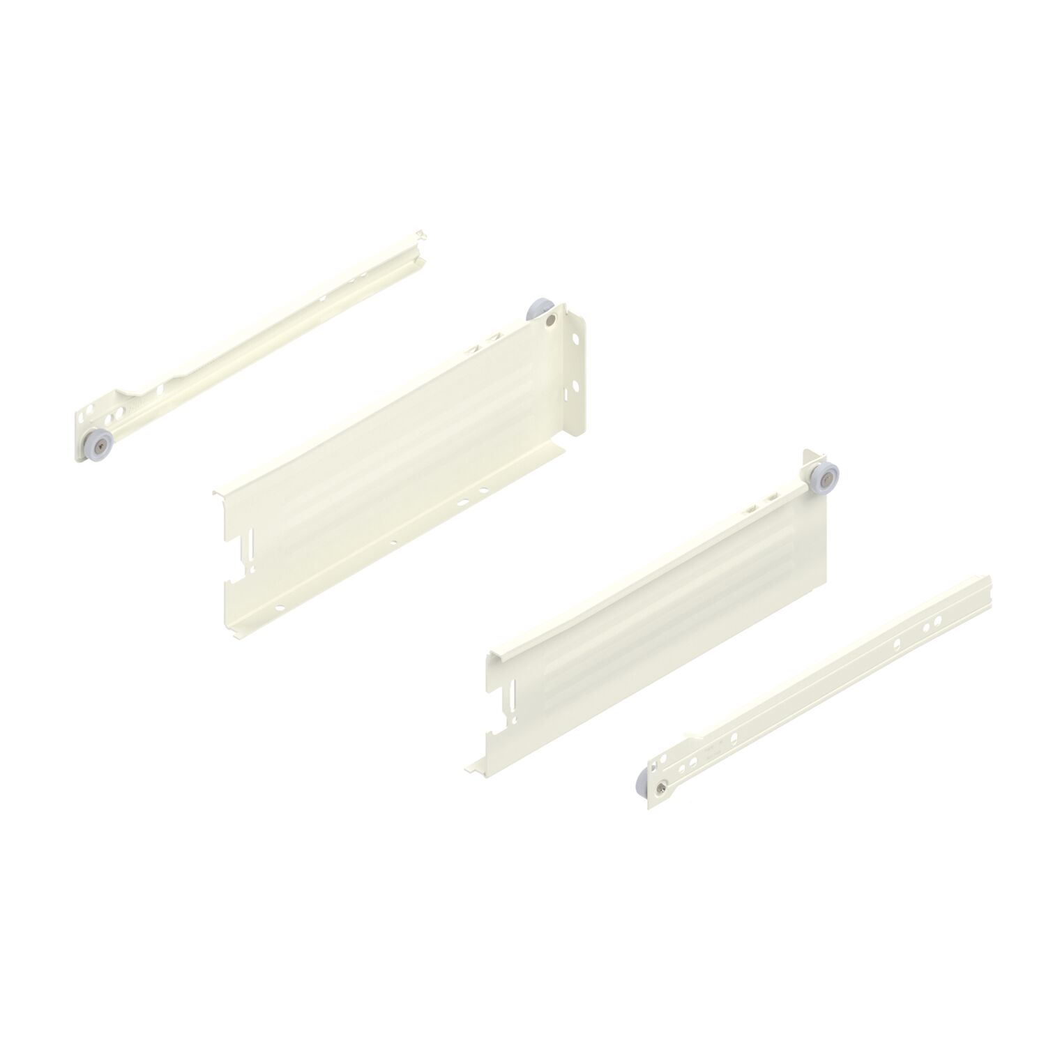 blum METABOX M Zarge 320 Schraubversion, Teilauszug, NL 270, cremeweiß