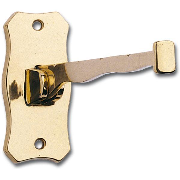 SIRO Kleiderlüfter Isfet klappbar, für 4 Kleiderbügel, Tiefe 204 mm, ZN vermessingt