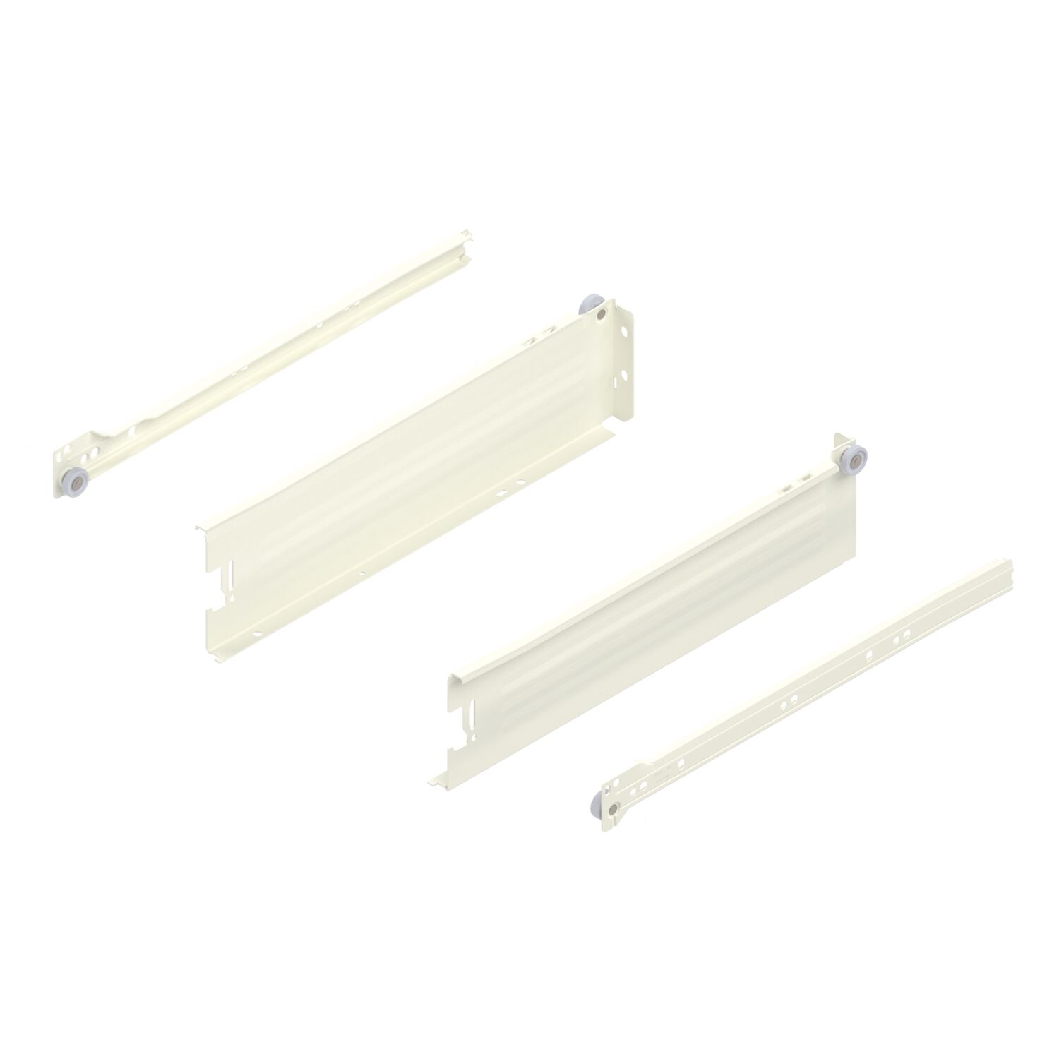 blum METABOX M Zarge 320 Schraubversion, Teilauszug, NL 350, cremeweiß