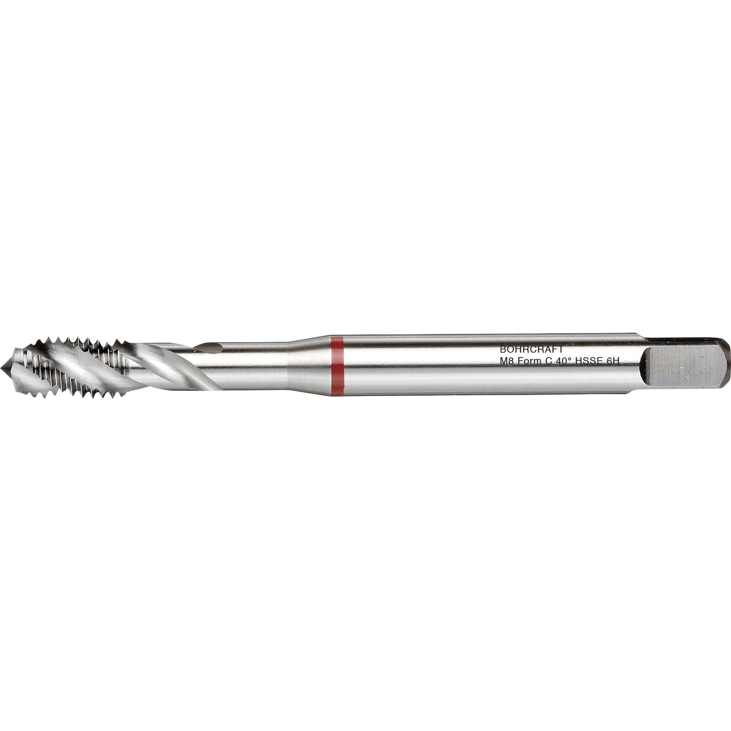 Bohrcraft Maschinengewindebohrer 40º RSP DIN371 M6 verstärkter Schaft Rotring