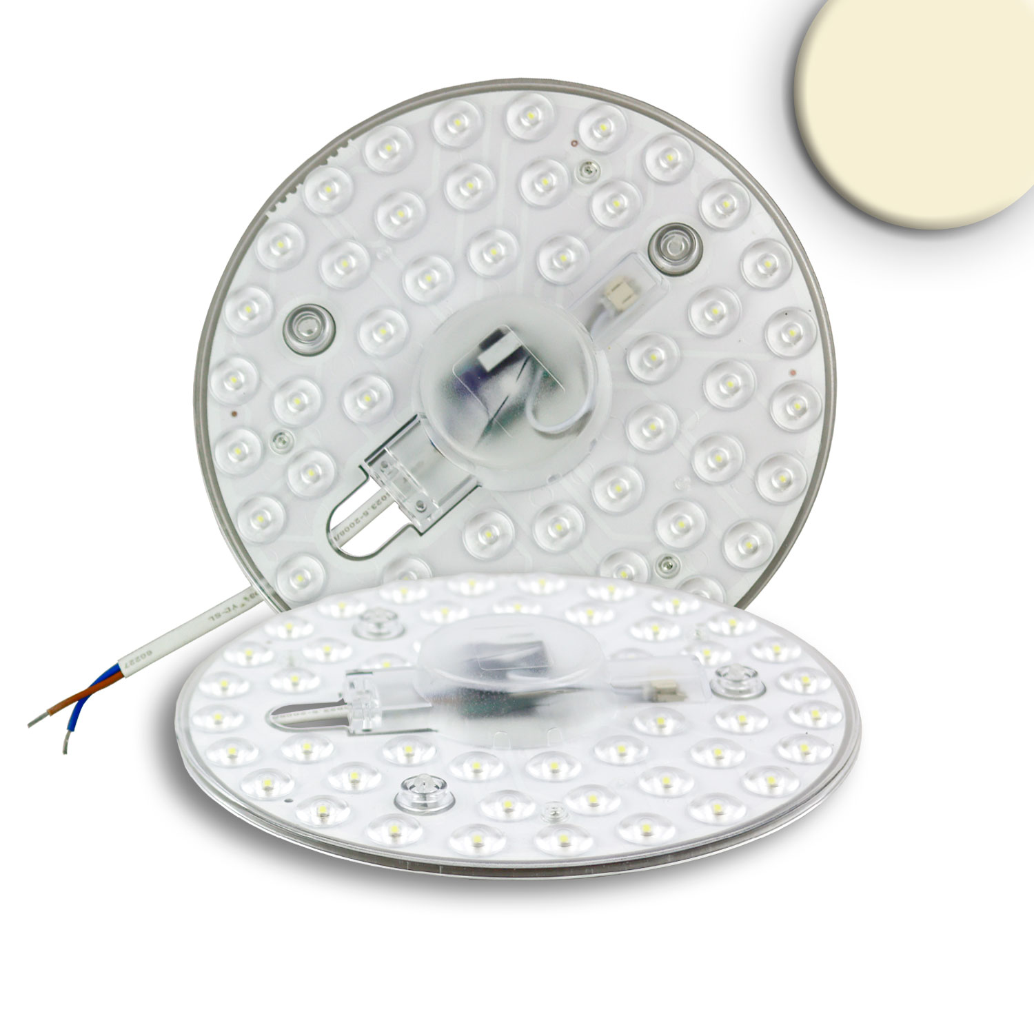 ISOLED LED Umrüstplatine 168mm 16W mit Haltemagnet warmweiß