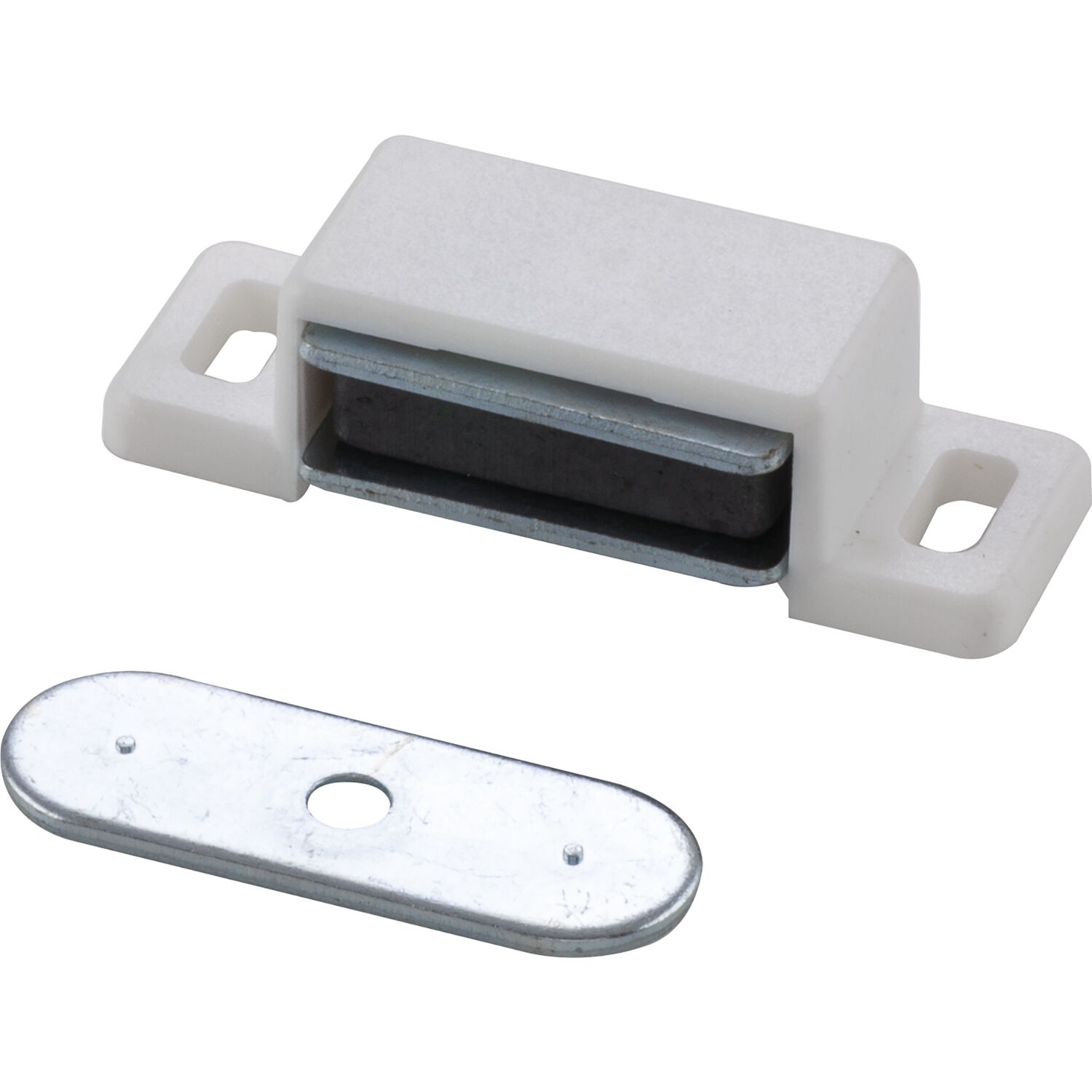 Maco #01.0781 Magnetschnapper Type 4, Haltekraft 4 kg, Kunststoff weiß