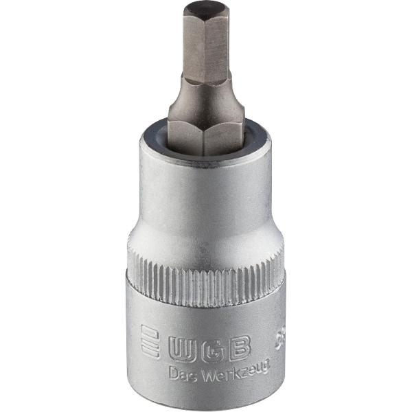 WGB Schraubendreher-Einsatz No. 363 DIN7422 1/2"vierkant 6,0 mm Innensechskant