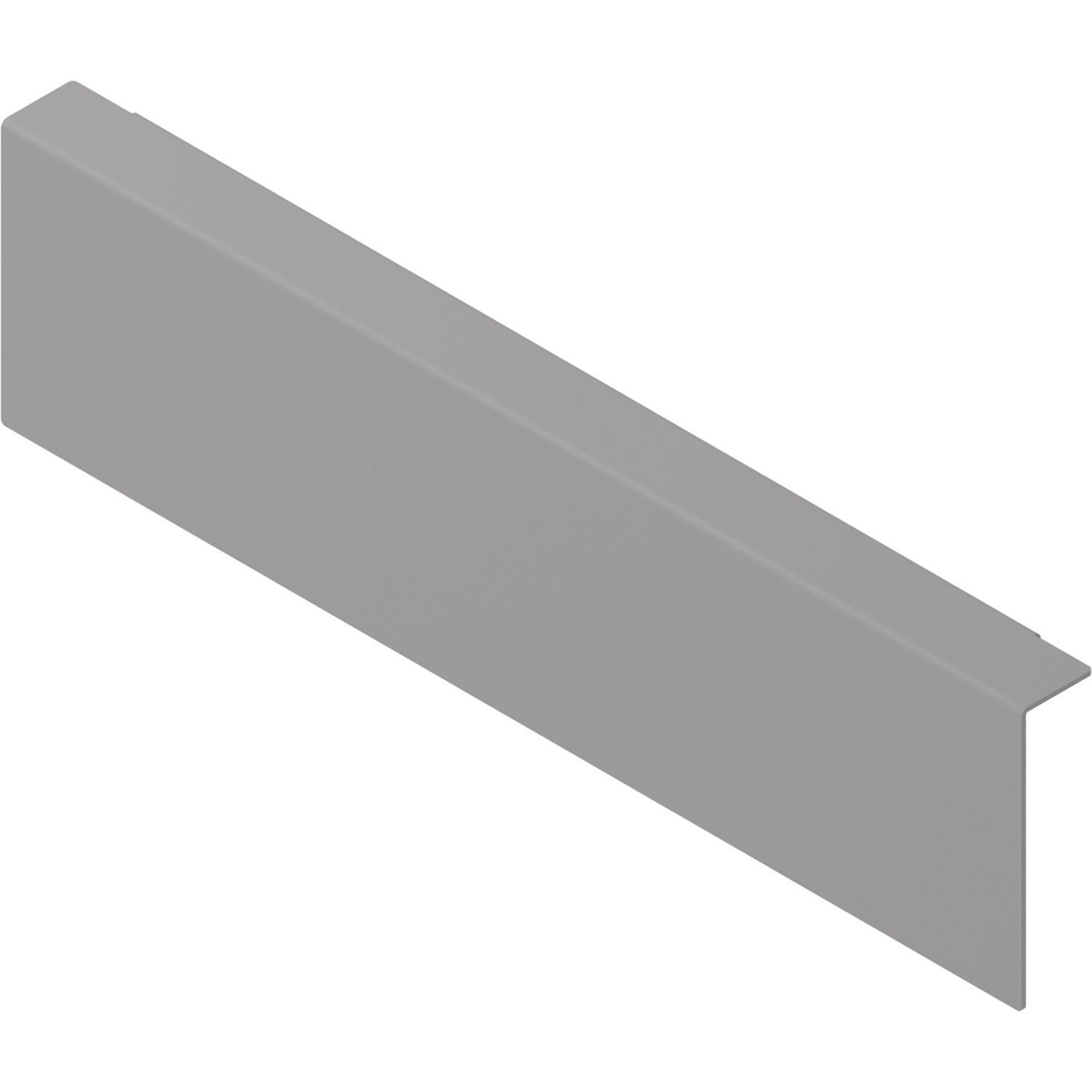 blum AMBIA-LINE Holzrückwandadapter. Höhe M, B242 mm, Stahl Indiumgrau