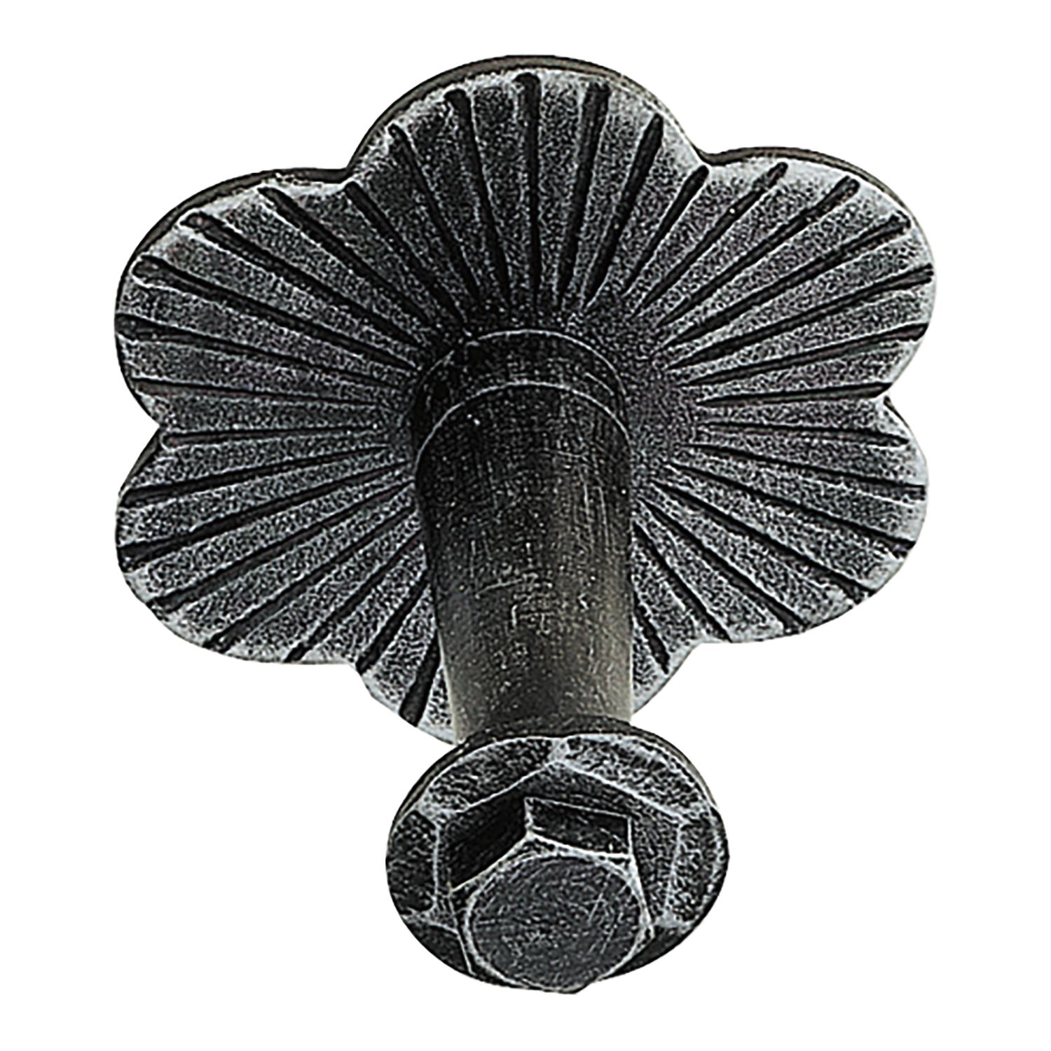 Schösswender Handlaufträger zum Klemmen, Wandabstand 60, schwarz lackiert, patiniert