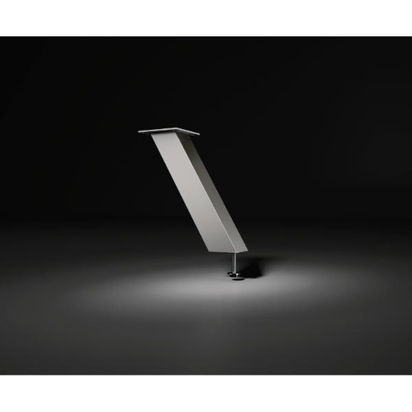 Barkonsole Capri 50 x 50 x 170 mm schräg Aluminium schwarz