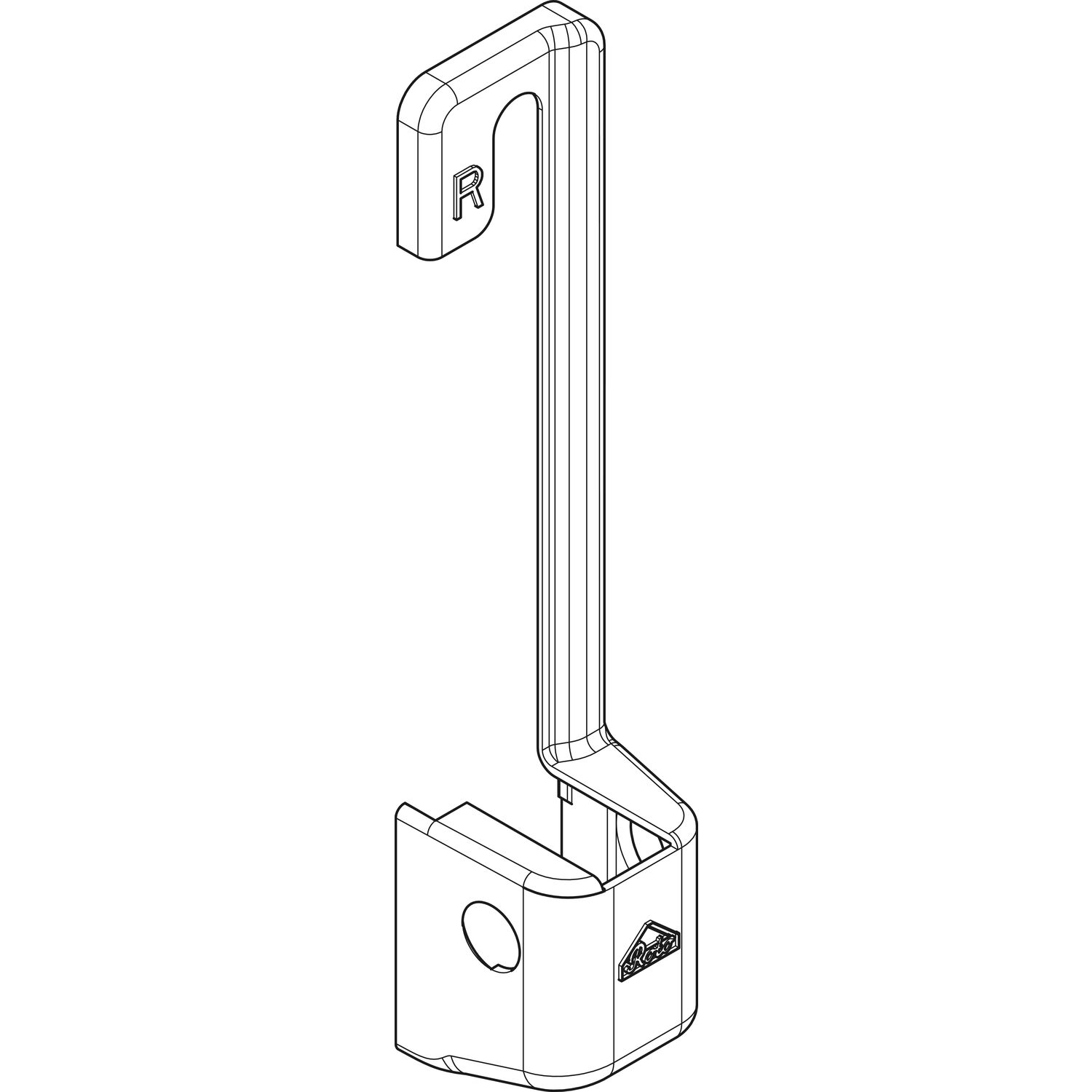 Roto ROTO NT/NX Abdeckkappe Ecklager E5/T Holz R01.3 titan matt links