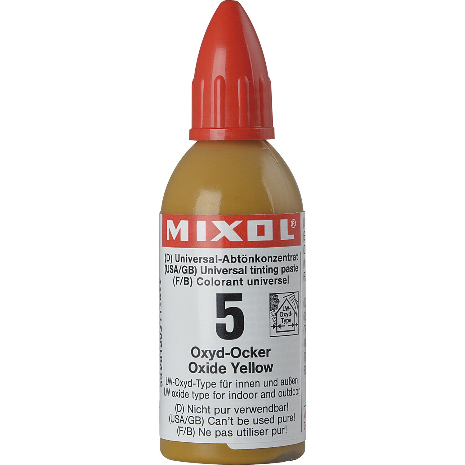 MIXOL Abtönkonzentrat Nr. 5 Oxyd-ocker 20ml