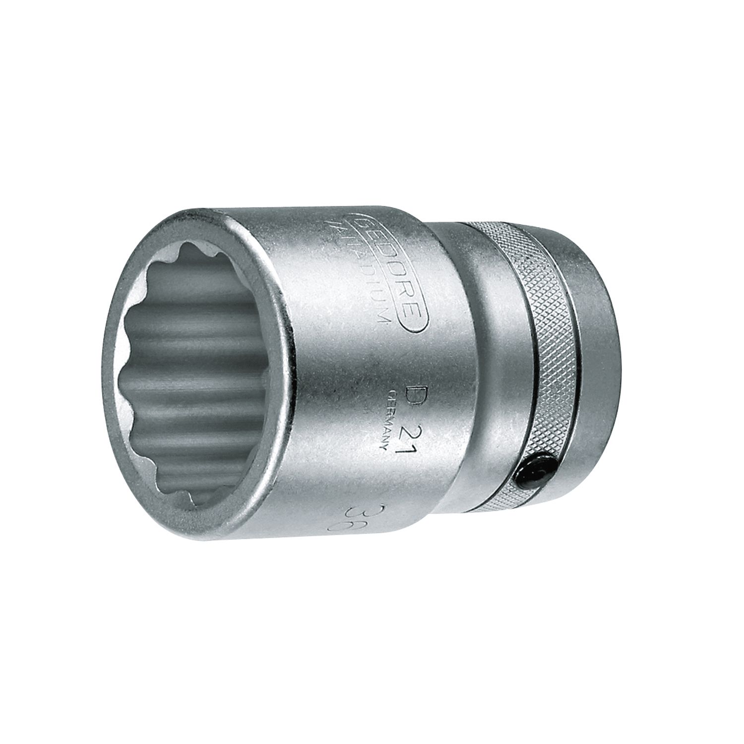 Gedore Steckschlüssel-Einsatz D21 DIN3124 1"vierkant 36.0 mm zwölfkant