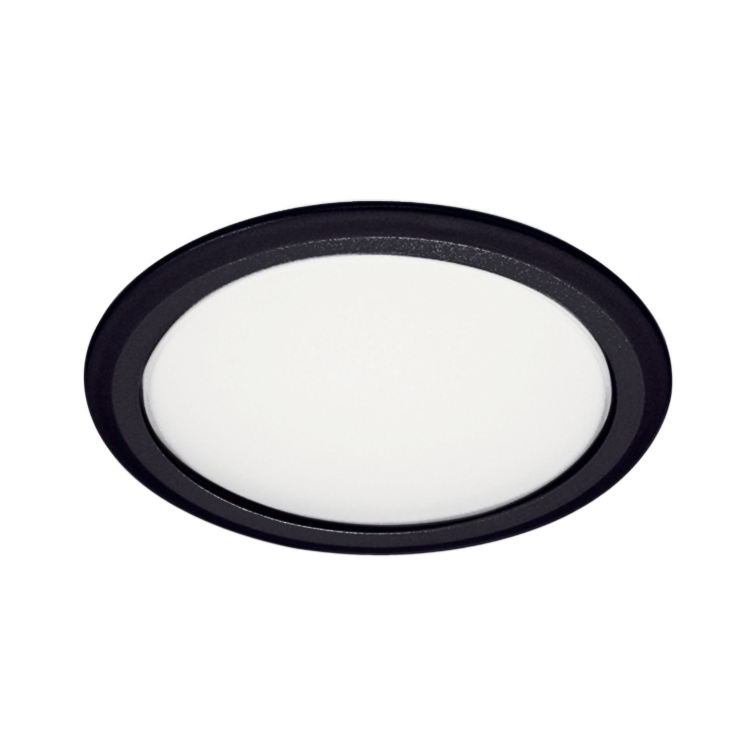 Elektra LED Einbauleuchte 8001B-78 warmweiß ø 82mm schwarz