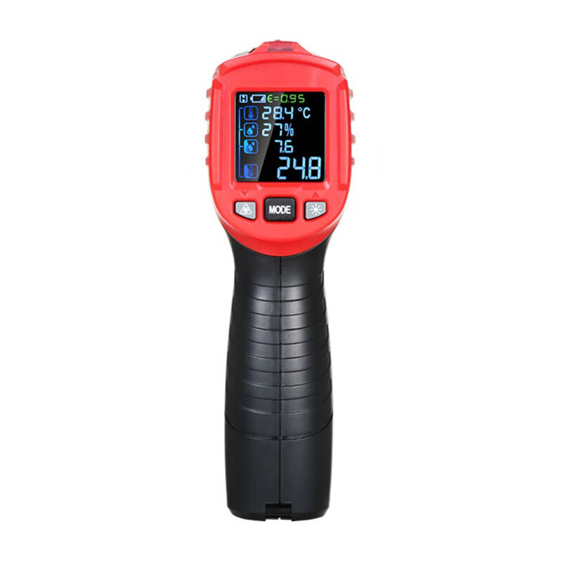 Habotest Digitales Laser-Pyrometer Feuchtigkeitsmesser HT651D