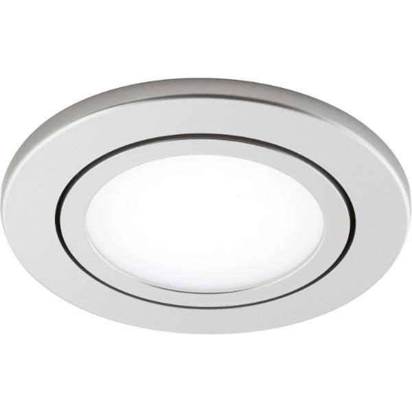 DOMUS Line LED Einbauleuchte Orbit, 4300 K neutralweiß, Edelstahl Effekt ()