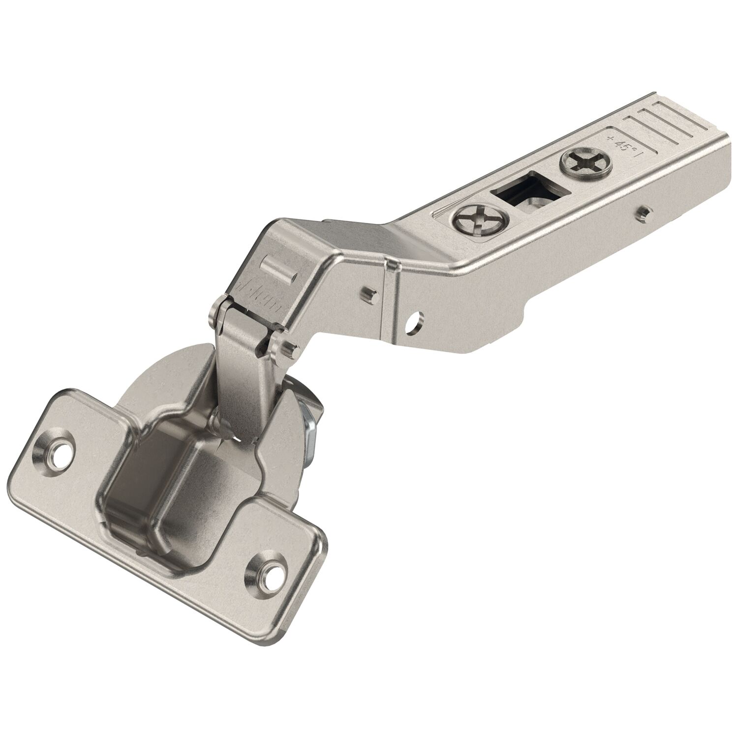blum CLIP top Winkelscharnier 45° I, halbaufschlagend, Schrauben