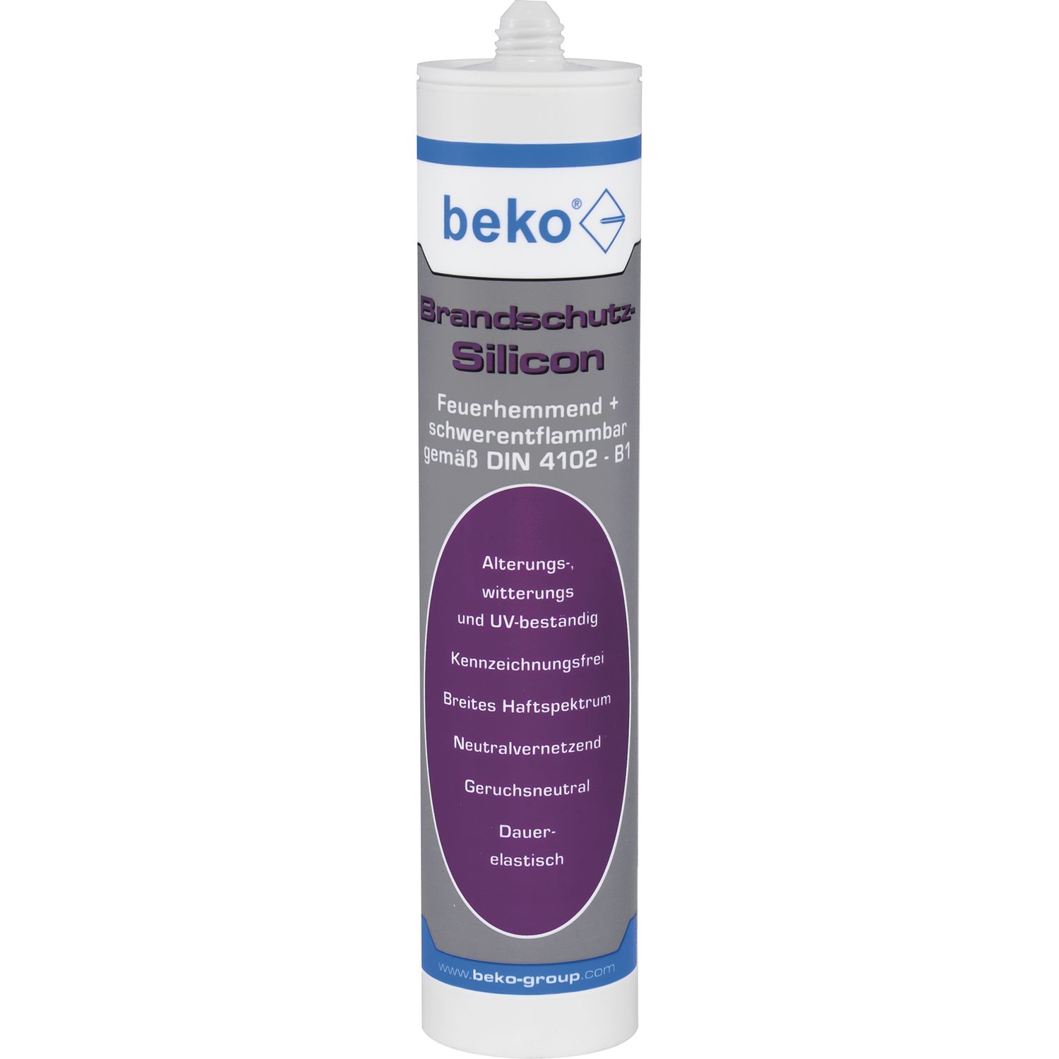 beko Brandschutzsilikon 310ml grau