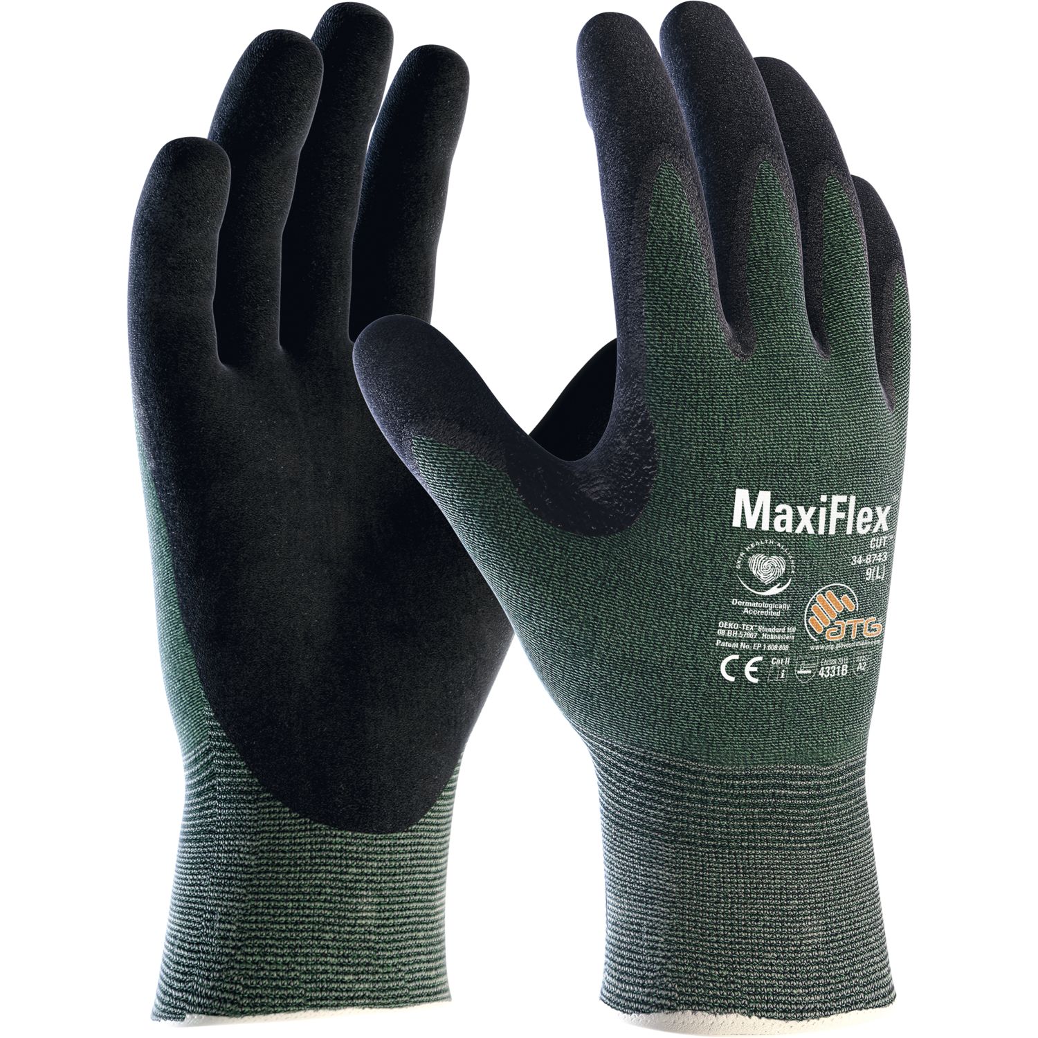 atg Schnitt-Schutzhandschuh MaxiFlex®Cut 34-8743 Größe 10 (12Paar)