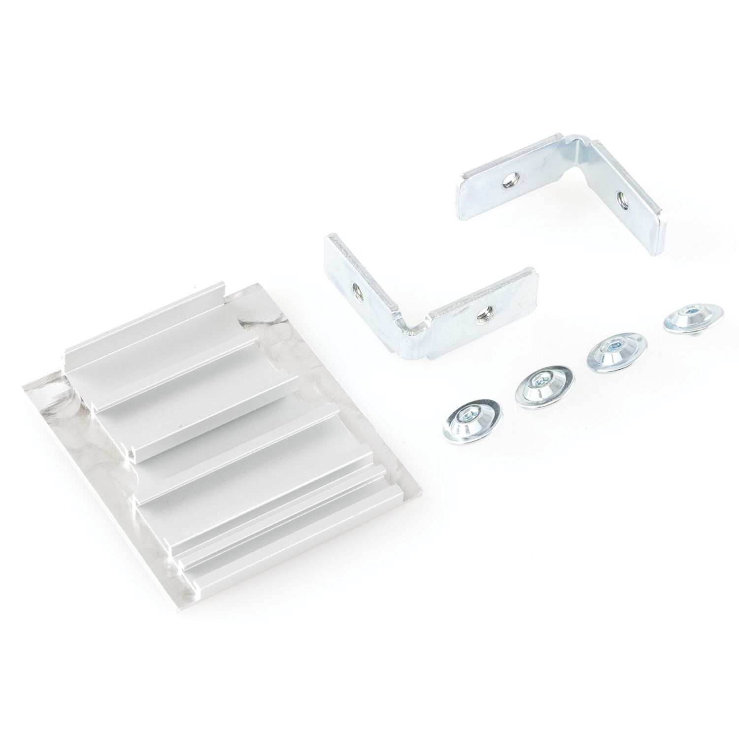 Hawa HAWA DIVIDO 100 Blendenendstück-Set für Wandmontage, Aluminium eloxiert