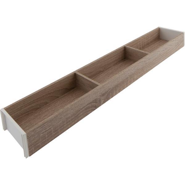 blum AMBIA-LINE Schubkastenrahmen schmal, NL600mm, B100mm, Bardolino Eiche