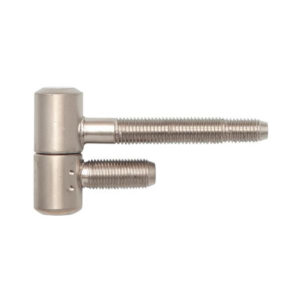 solido Stahlzargenband 2-teilig mit Zylinderkopf 16mm Stahl vernickelt matt