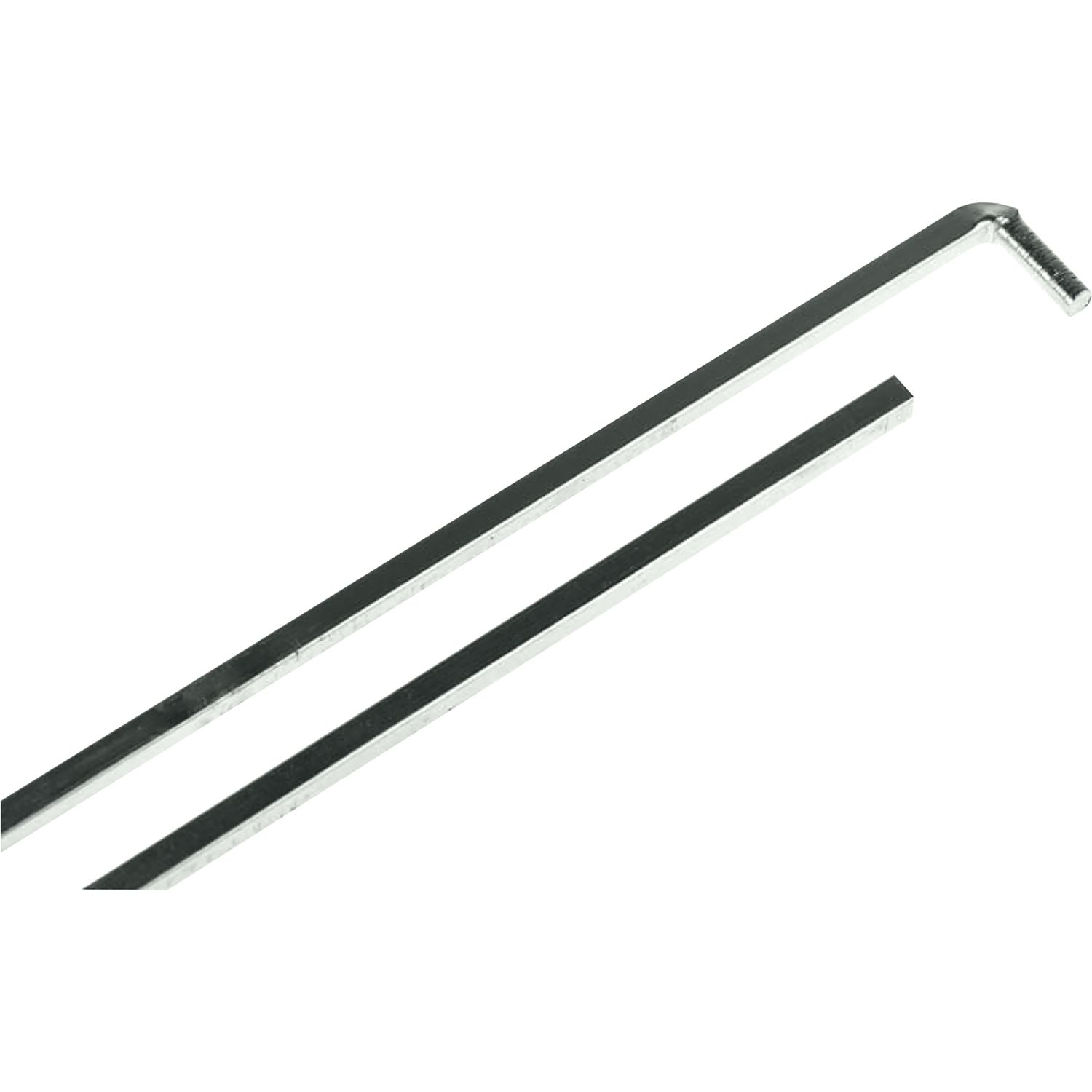 Einlegstange mit Haken, VK 6 mm, 600 mm, Stahl verzinkt