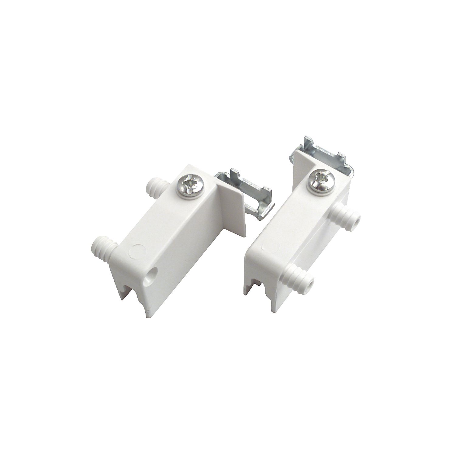 Maco #011268-SX BIANCO Schrankaufhänger links, Kunststoff weiß / Stahl