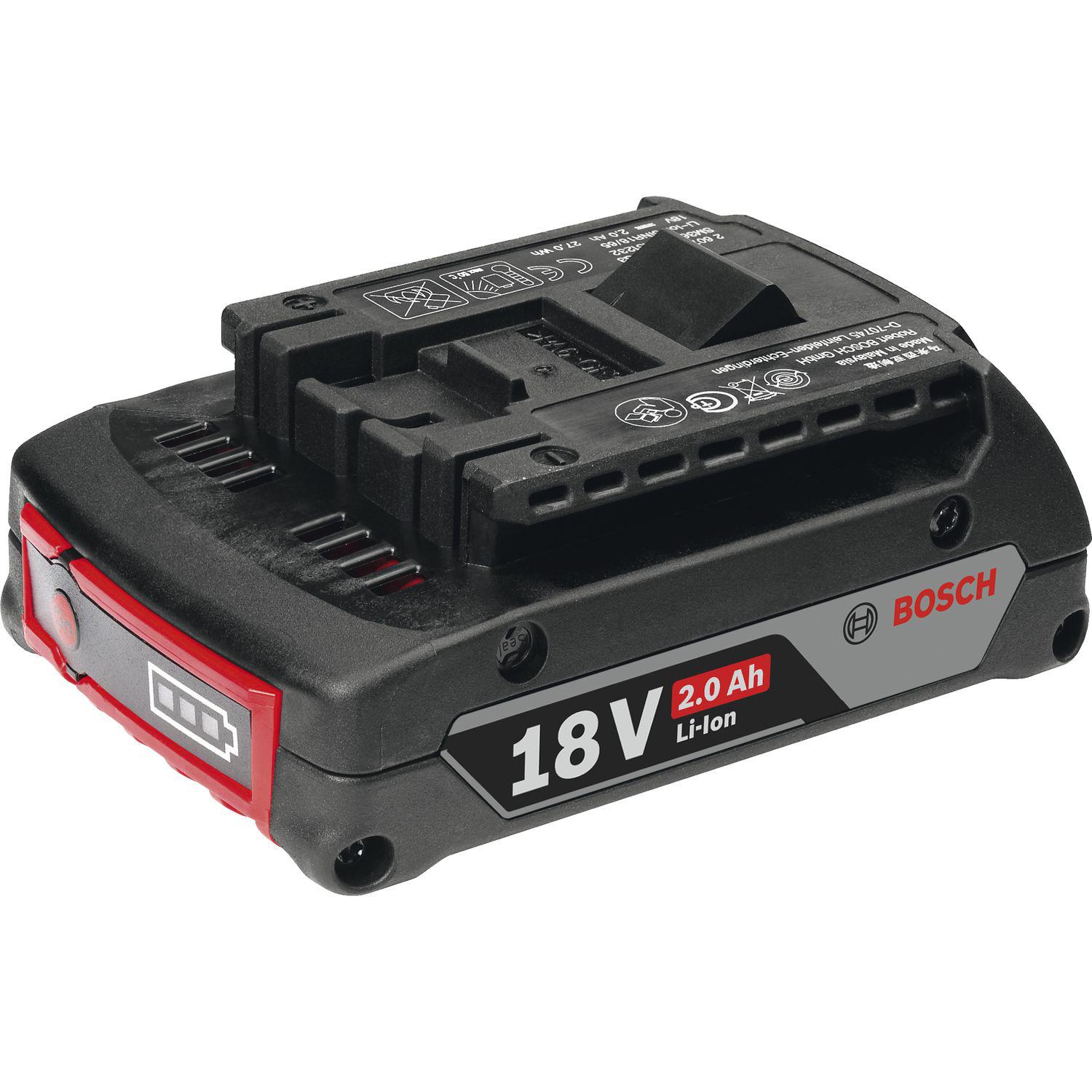Bosch Akku / Ersatzakku GBA 18 Volt / 2,0 Ah (IEC) Li-Ion