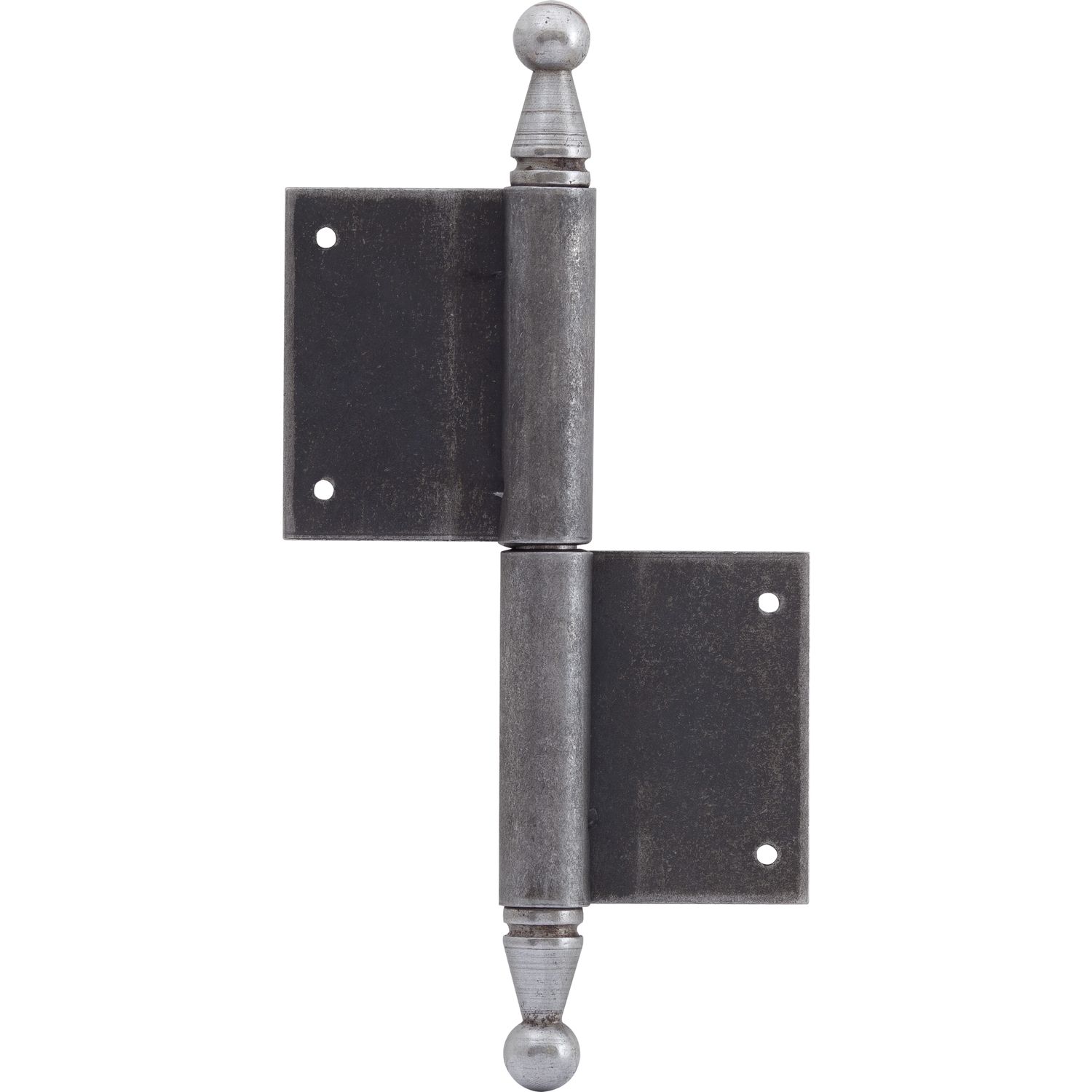 Türnussband mit Zierkopf, rechts, 140 x 210 mm, Stahl blank