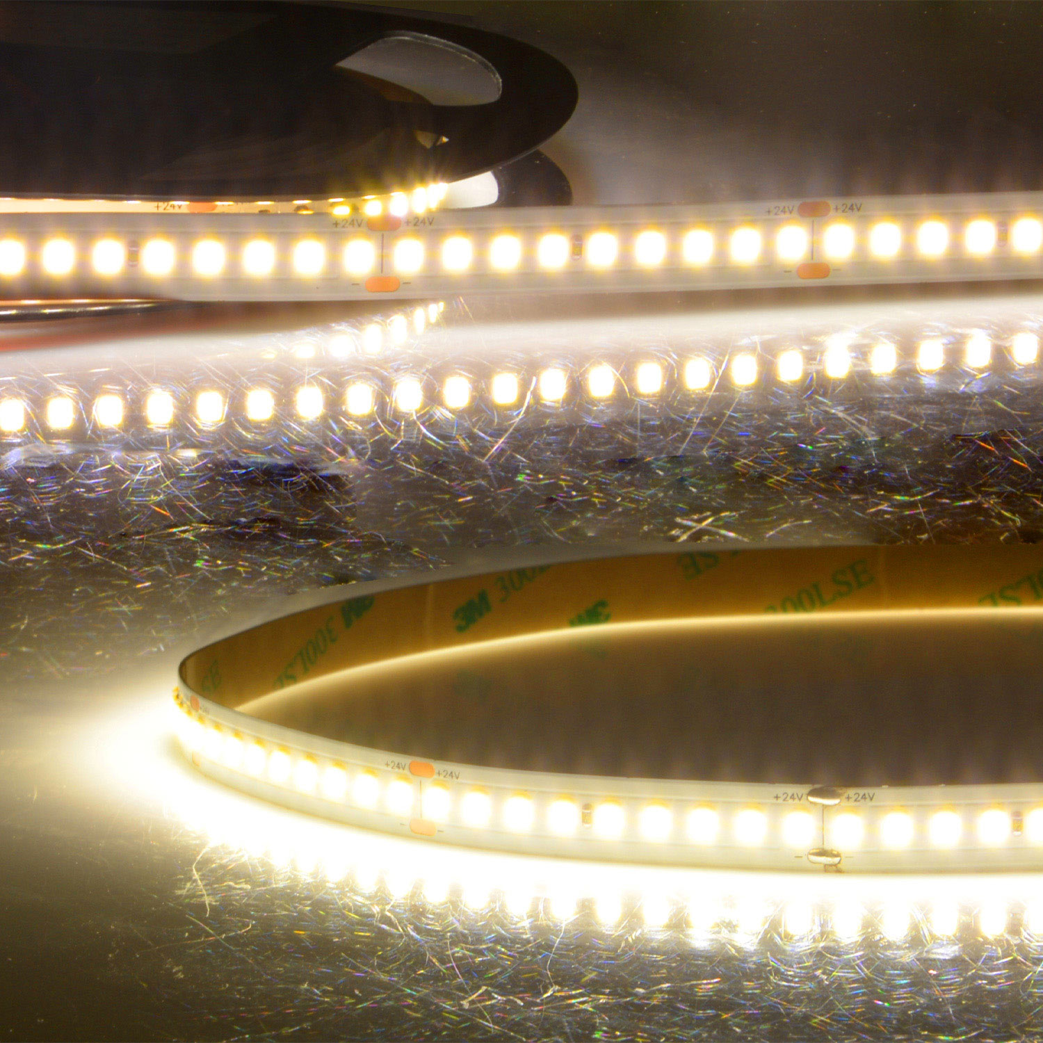 ISOLED LED HEQ830 Flexband 200 lm/W 24V DC 9W IP20 3000K 5m Rolle 180 LED/m