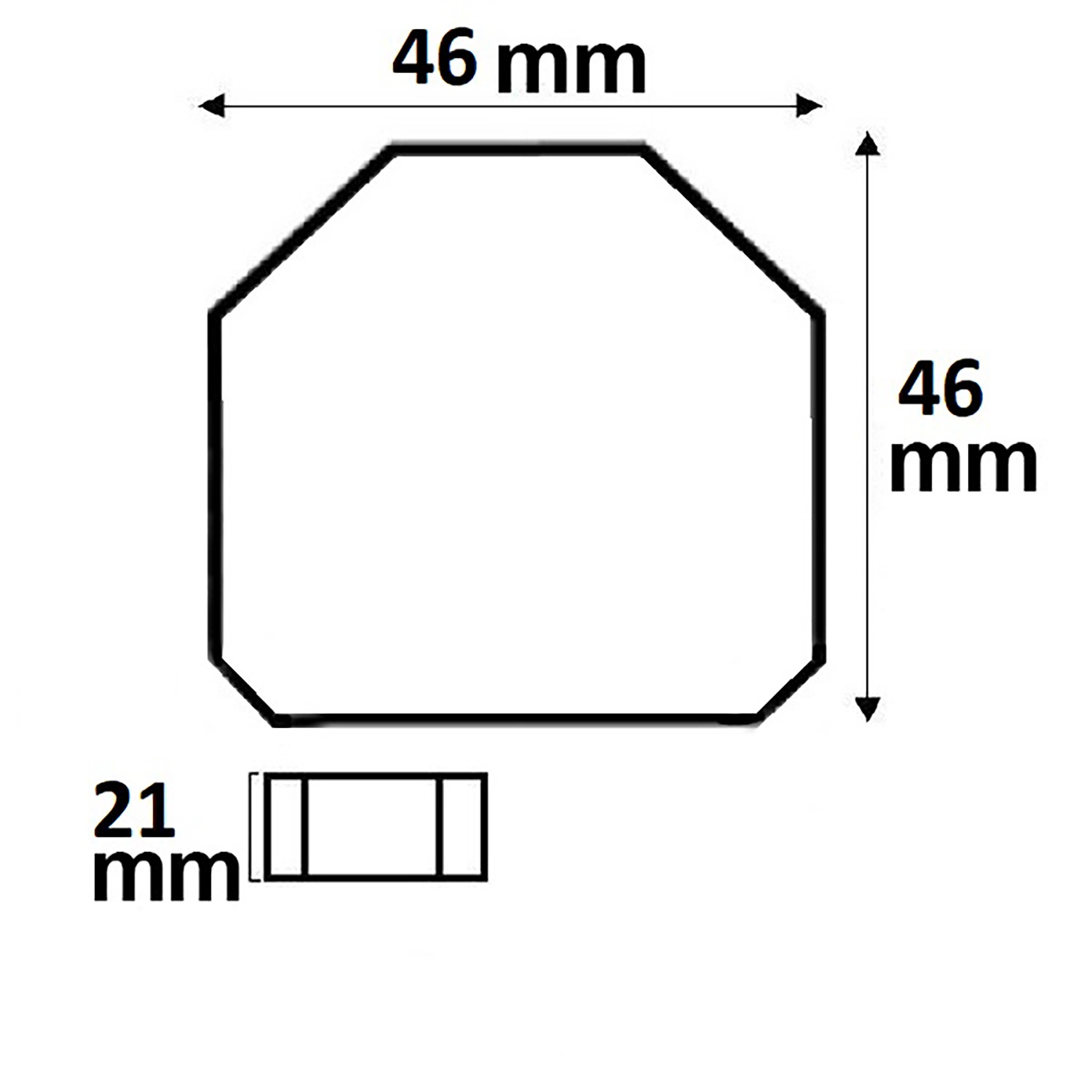 ISOLED Universal-Push PWM-Dimmer für LED Spots / Stripes 1 Kanal 12-24V 8A 36-48V 6A