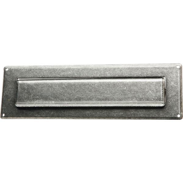 Halcö HALCÖ Briefeinwurf 285 x 85 mm, Eisen verzinkt schwarz passiviert