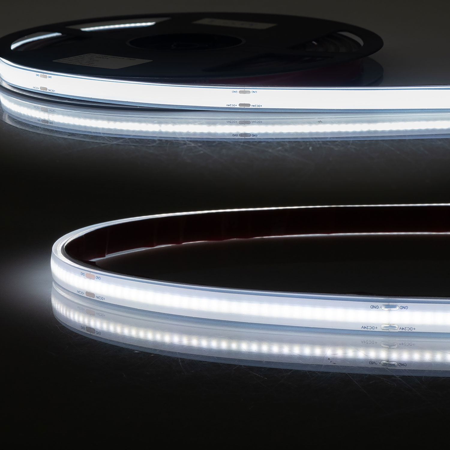 ISOLED LED AQUA COB965 Linear Flexband 24V DC 8W IP68 6500K 5m Rolle 480 LED/m ISOLED LED AQUA COB965 Linear Flexband 24V DC 8W IP68 6500K 5m Rolle 480 LED/m