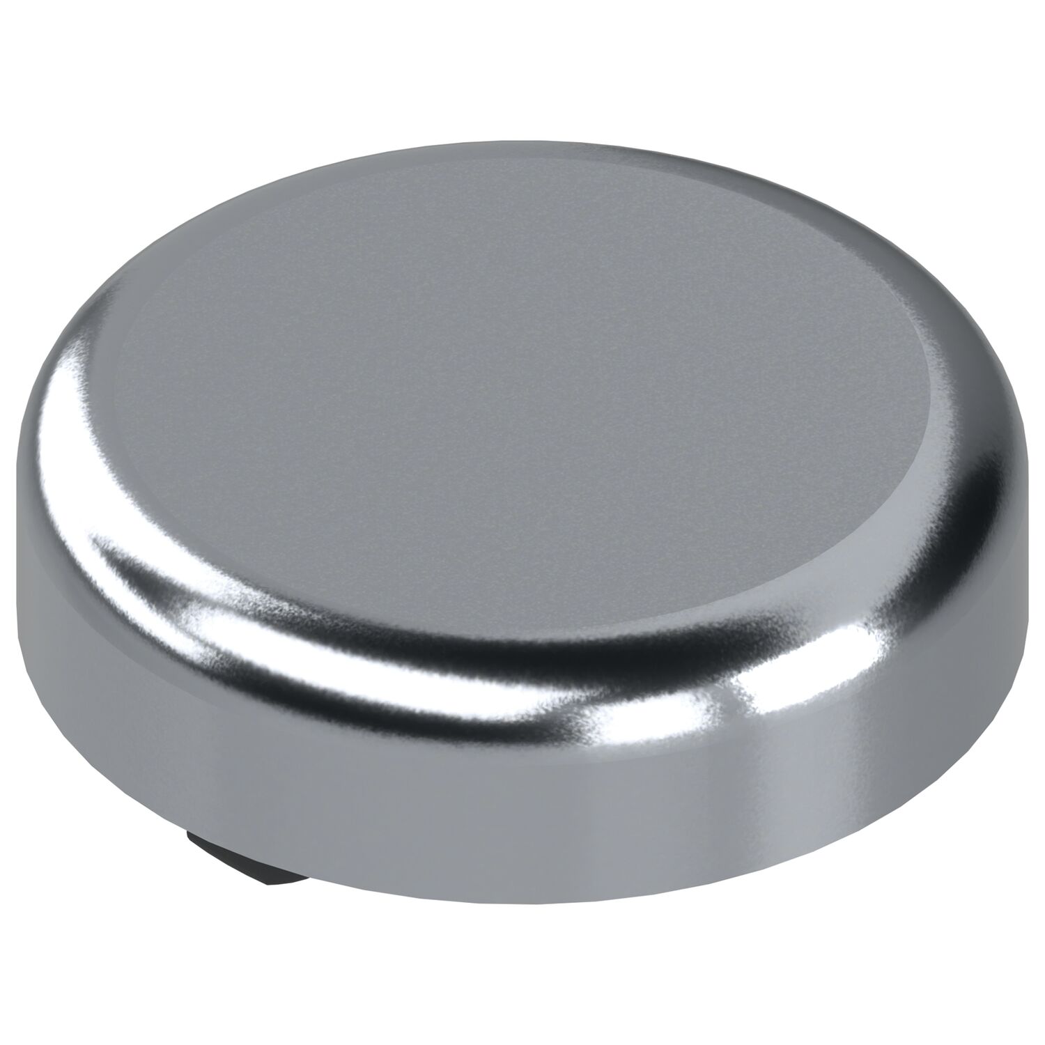 blum CLIP top Topfabdeckung - Glastürscharnier rund, Kunststoff verchromt