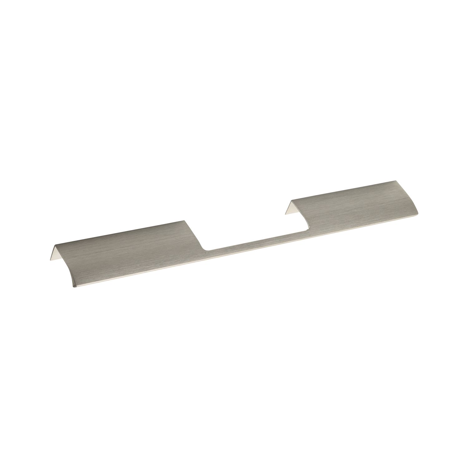furnipart Griffleiste Edge Urban Lochabstand 2x64mm Länge 350mm Aluminium Edelstahl Effekt