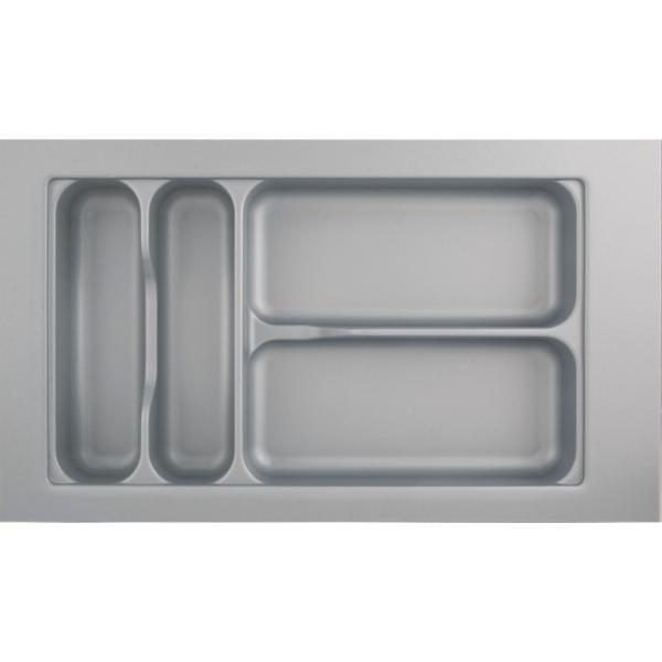 Hettich Orga Tray 440 Besteckeinsatz,Tiefe 440-520mm, Nennbreite 350mm, Silber