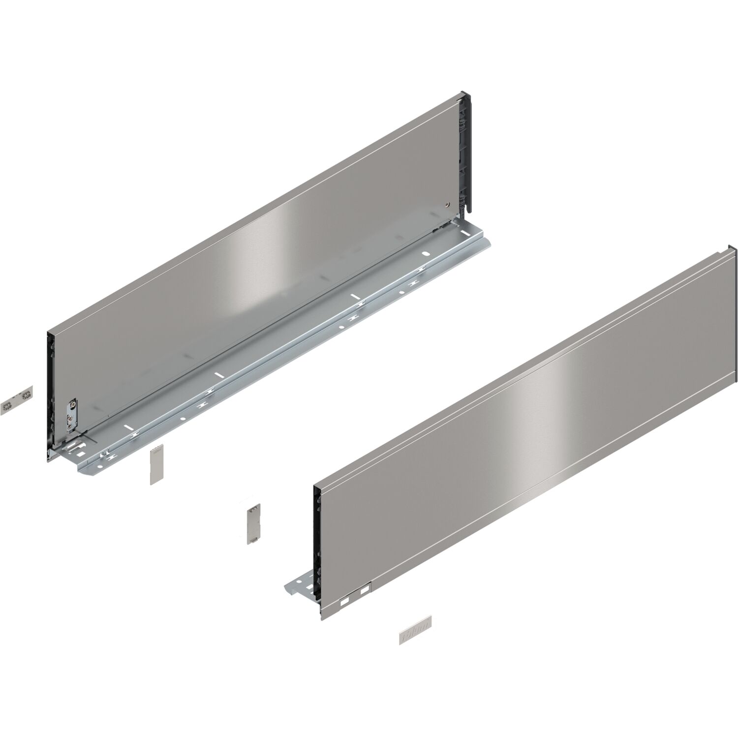 blum LEGRABOX pure Zarge Höhe C, NL 650, INOX (Anti-Fingerprint)