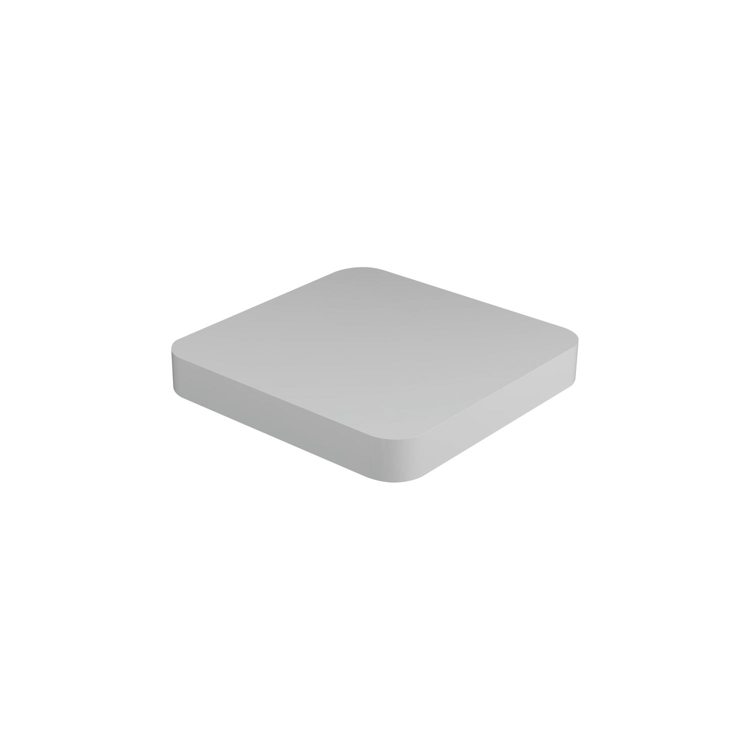 Unterlags-Montageplatte 70 x 70 x 20 mm Kunststoff (50 Stück) Unterlags-Montageplatte 70 x 70 x 3 mm Kunststoff (250 Stück)