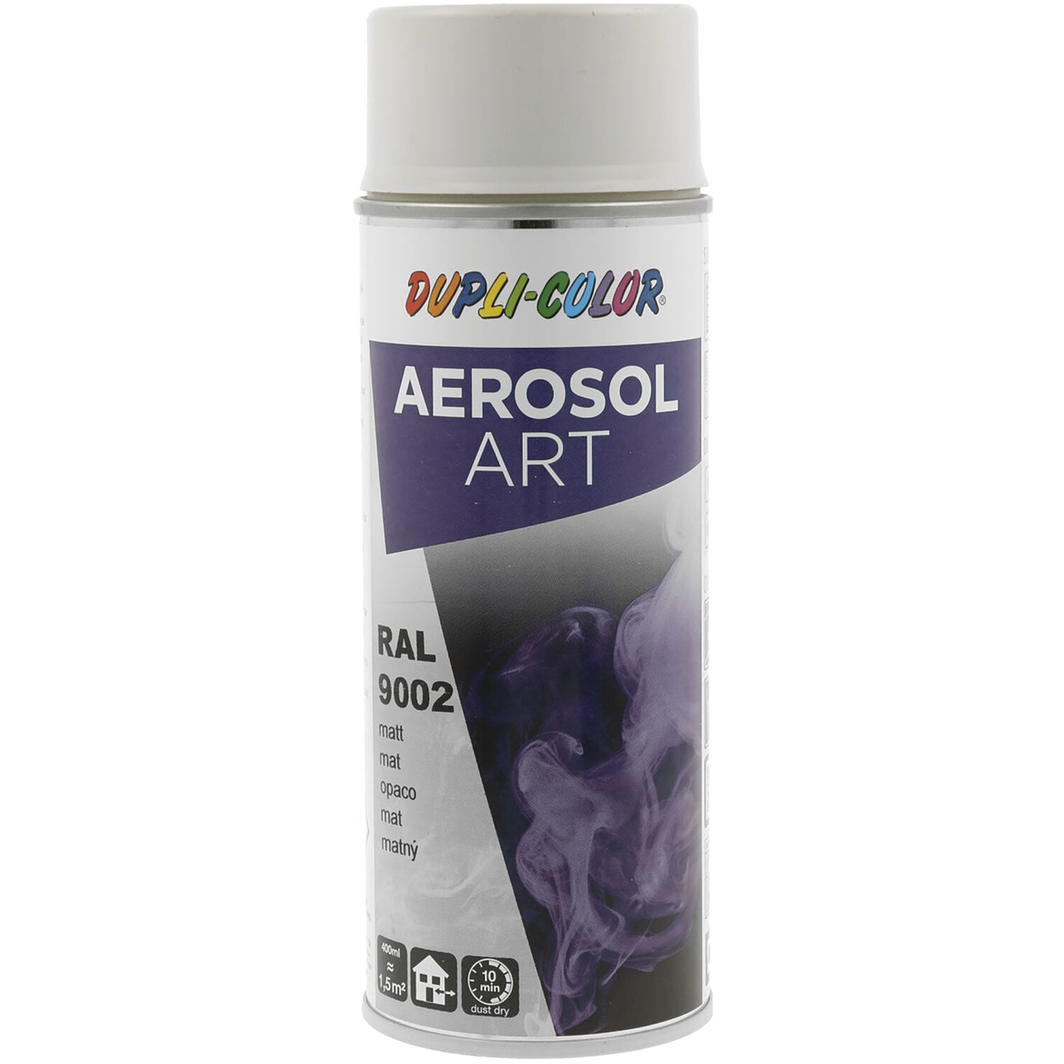 Dupli-Color Lackspray Aerosol Art 400ml grauweiß matt / RAL 9002
