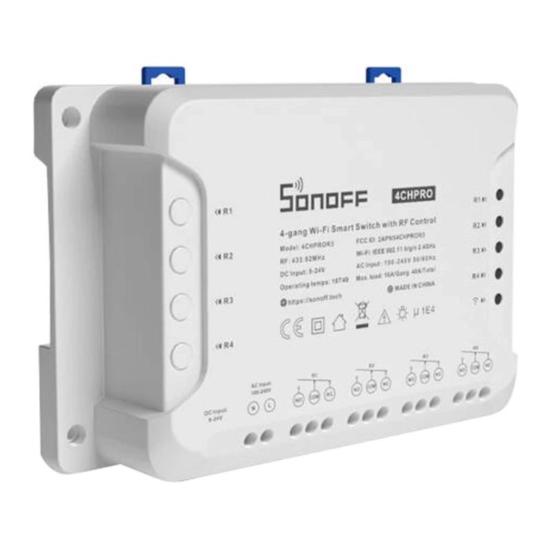 Sonoff 4-fach WLAN-Smart-Switch mit HF-Steuerung 4CHPROR3