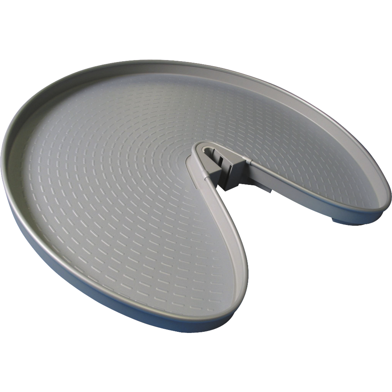 ninka 3/4-Kreis Schwenkboden ProArc Korpusbreite 800mm Kunststoff Alugrau