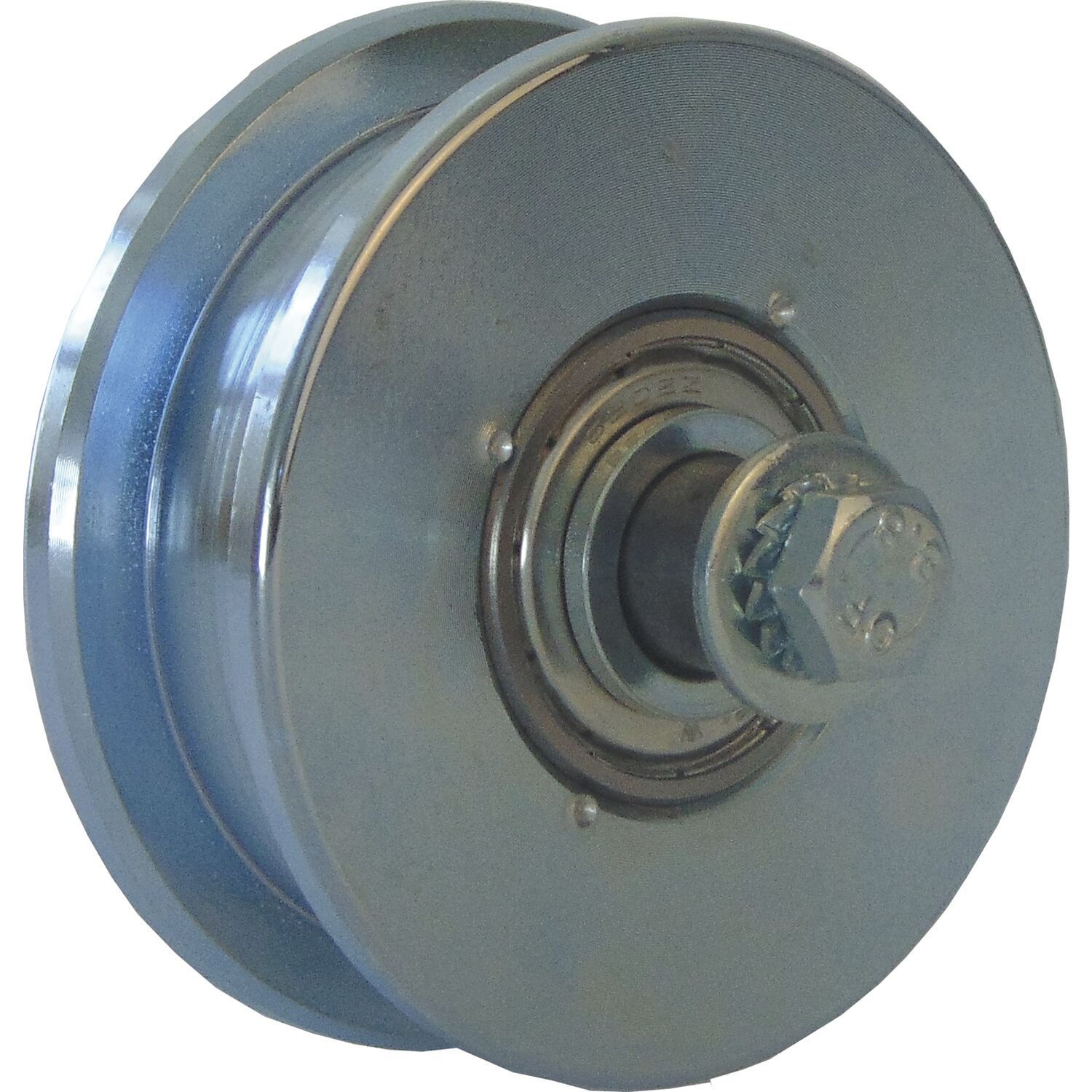 HELM Schiebetor-Stahlrolle ø 100 mm, Stahl verzinkt, blau