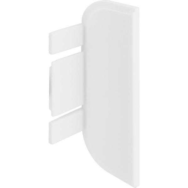 Endkappe Aktor C-Profil, Kunststoff weiß