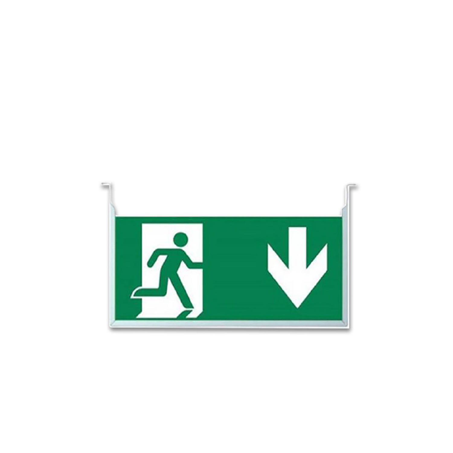 ISOLED Vertikales Schild für LED Notlicht/Fluchtwegleuchte UNI4/UNI7