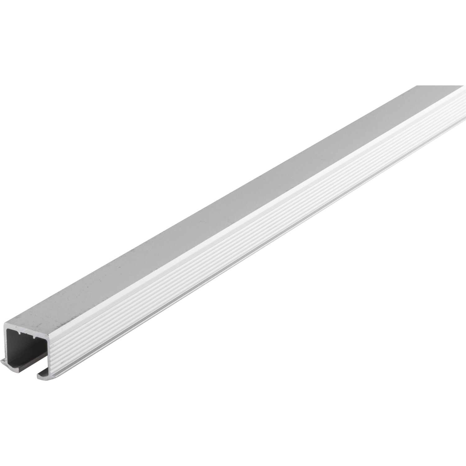 HAWA Clipo 26/36 Laufschiene zum Kleben, 2500 mm, Aluminium eloxiert