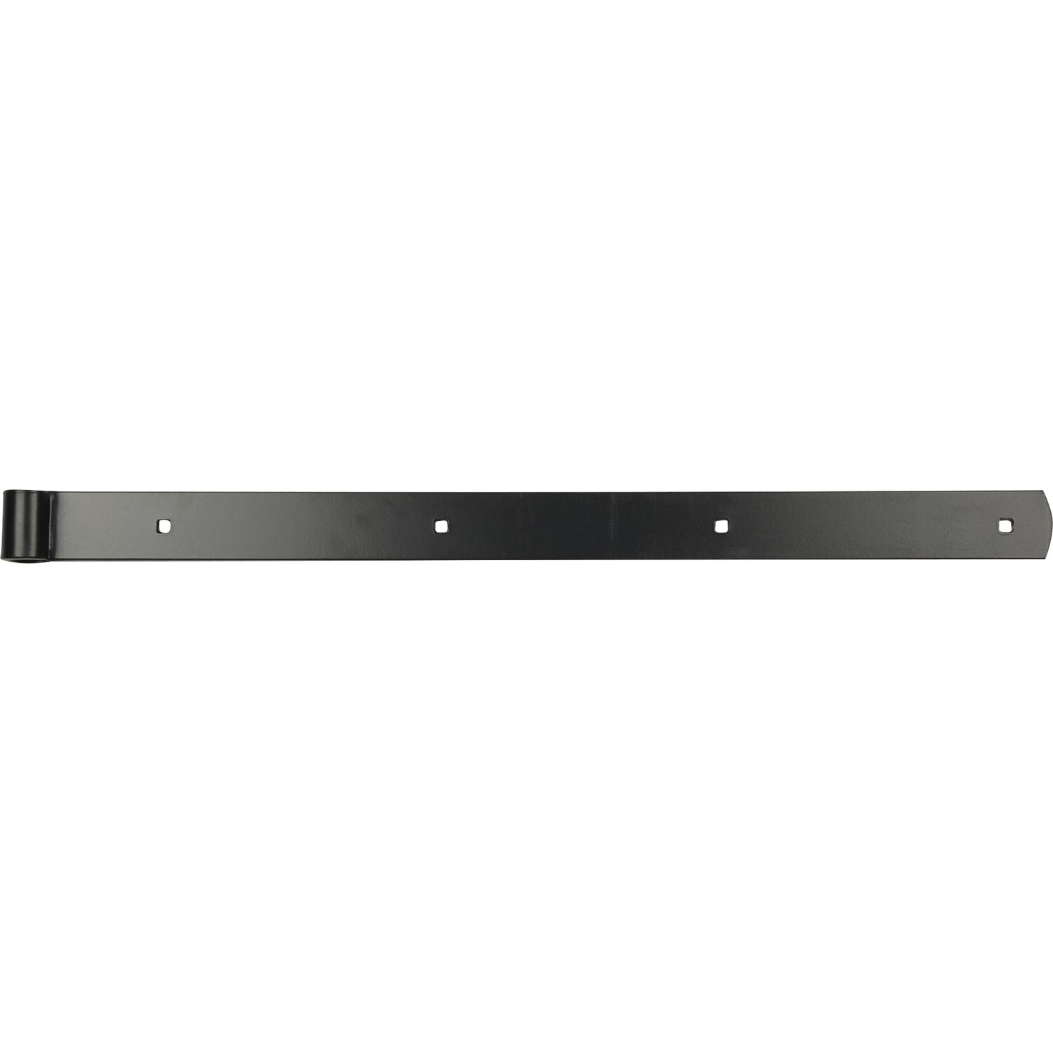 Sonneck Langbänder einseitig gerollt, ohne Kegel, 500 x 40 x 5 mm, Stahl schwarz RAL9005