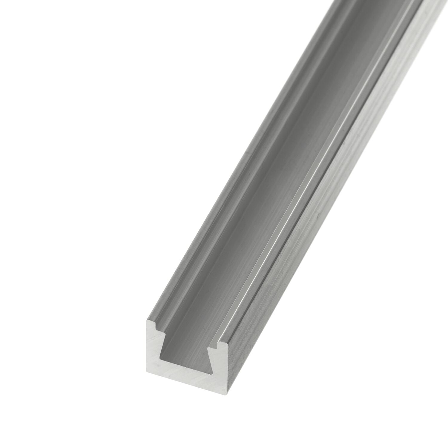 Keilverbinderschiene ungebohrt, 3000 mm, Aluminium blank