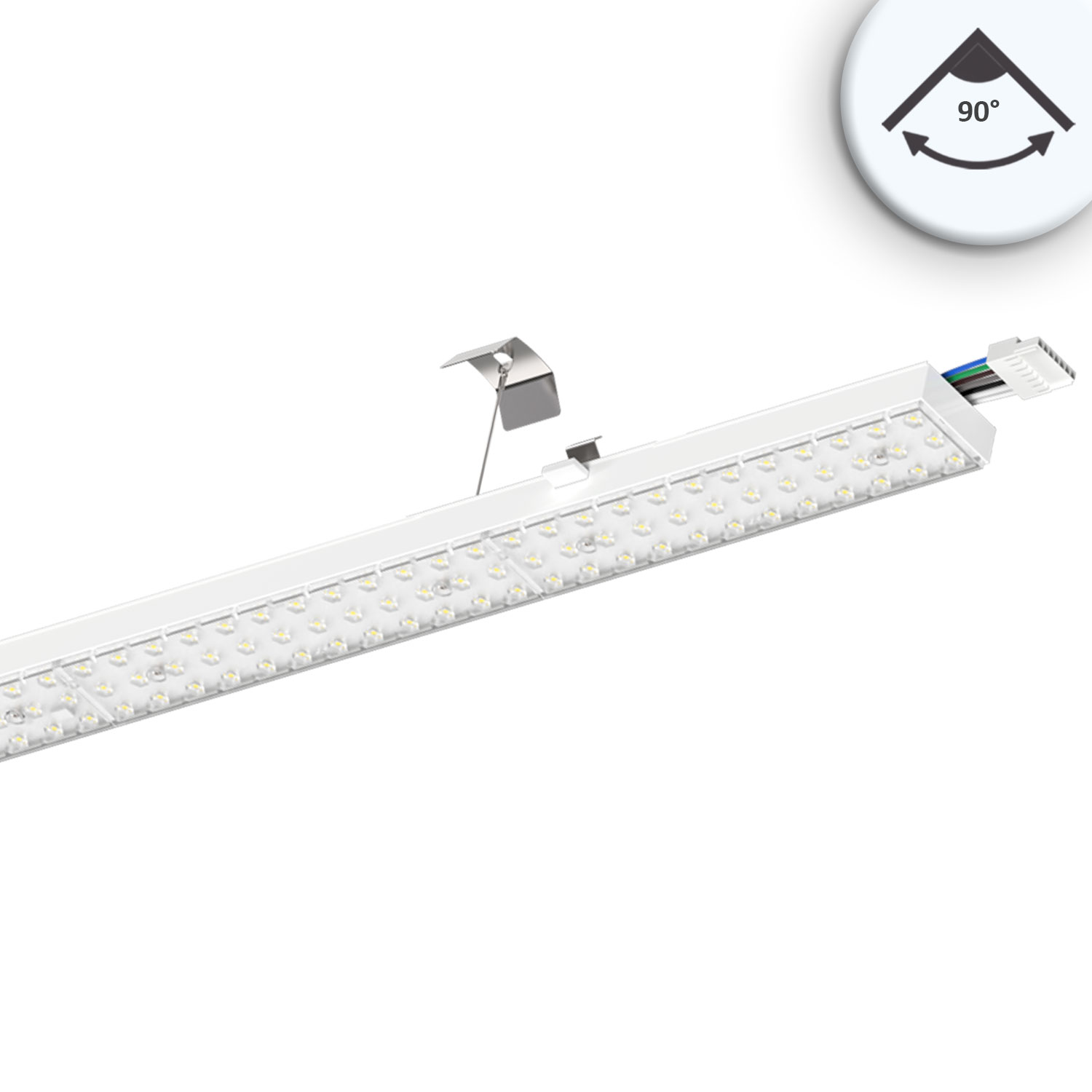 ISOLED FastFix LED Linearsystem R XL Modul 1528mm 25-75W 5000K 90° 180lm/W
