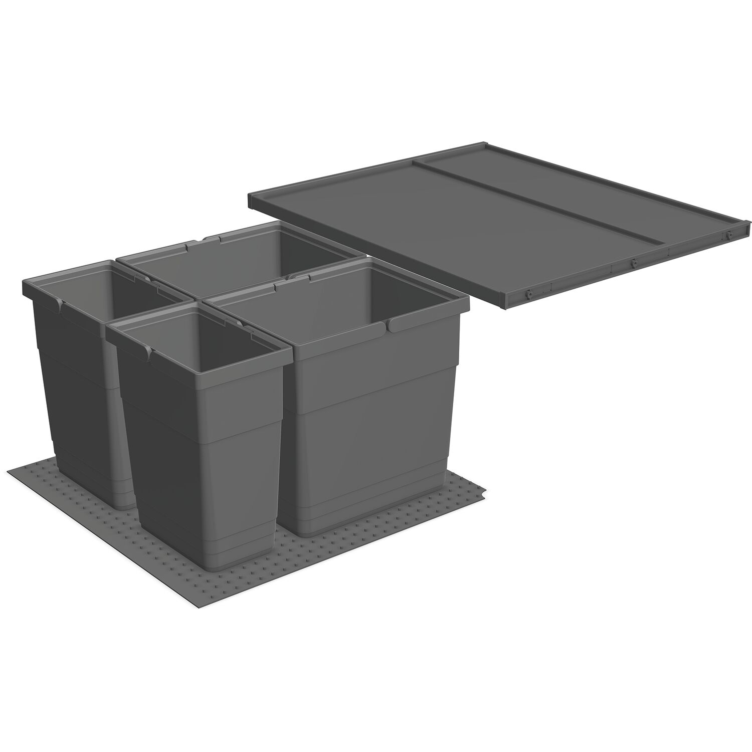 ninka eins2vier Set Korpusbreite 600/Seitenwand 18 - 19mm Dunkelgrau